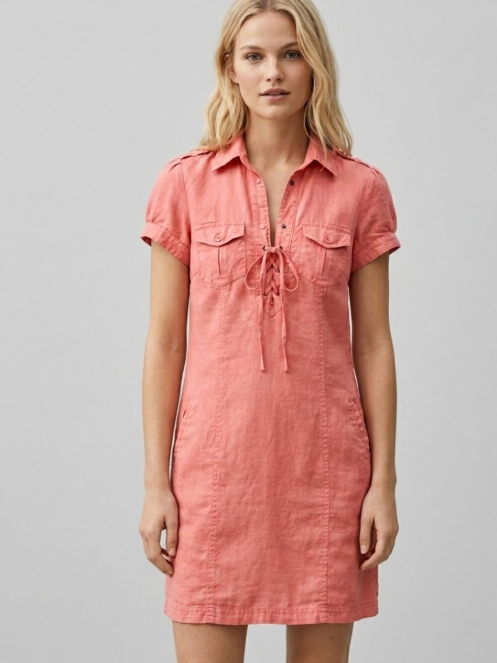 Joe Fresh Linen Shirt Dress